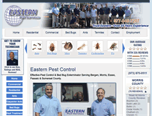 Tablet Screenshot of easternpest.com